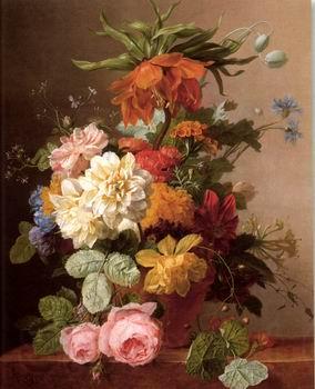 unknow artist Floral, beautiful classical still life of flowers.088 Norge oil painting art